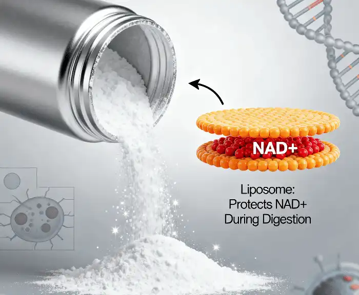 Liposomal NAD+ powder