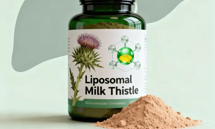 Liposomal milk thistle powder