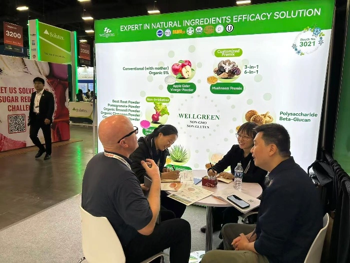 EmerWell team at their SupplySide West booth