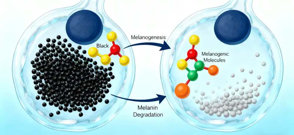 Glutathione's Role in Melanin Production