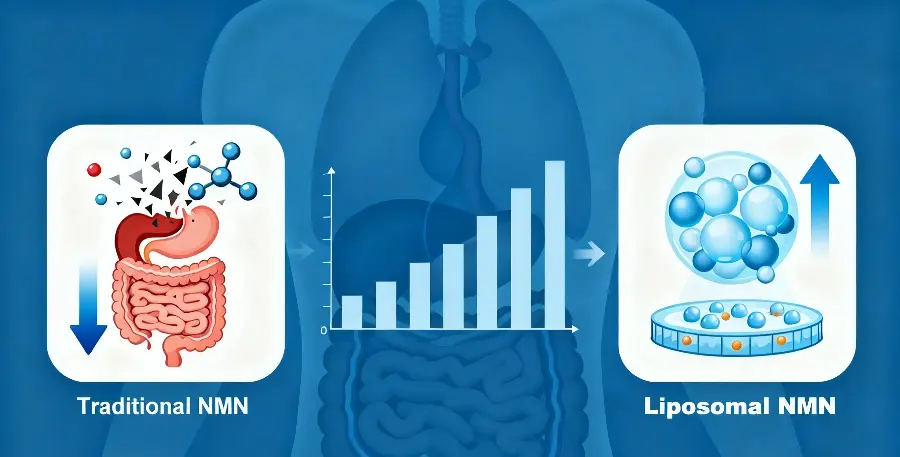 Liposomal NMN Comparing Absorption Rates with Traditional NMN
