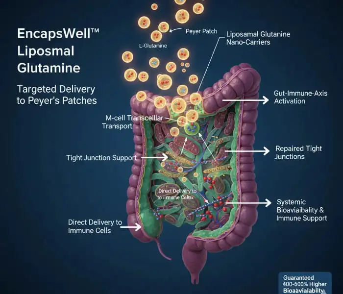 liposomal-glutamine-peyers-patches-absorption-mechanism