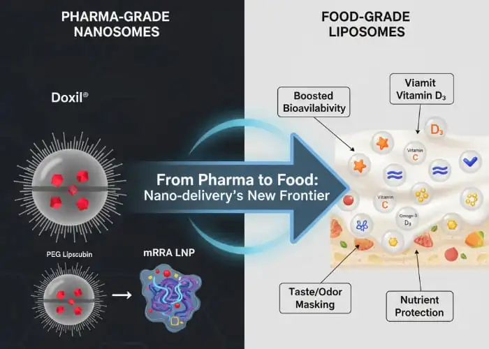 infographic-doxil-vs-food-grade-liposomes-delivery-system